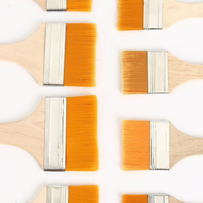 Brush No. 1-12 Nylon Hair Board Brush Paint Oil Painting Brush Art Industrial Supplies Barbecue Brush Brush - Image 2